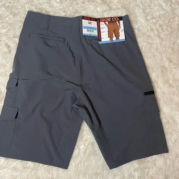 Gray Cargo Shorts by Iron Co. - Picture 5 of 7